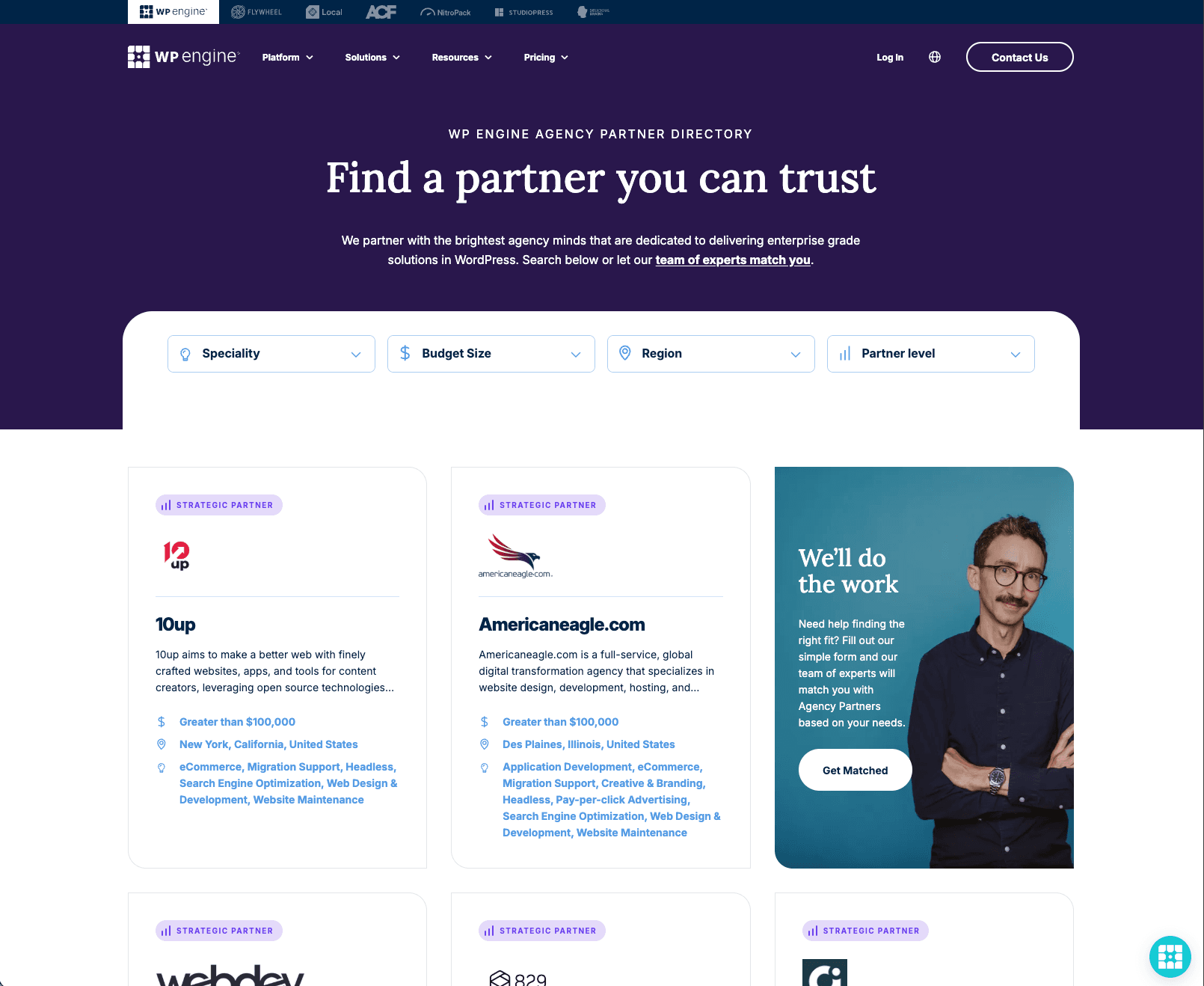 Agency Directory preview