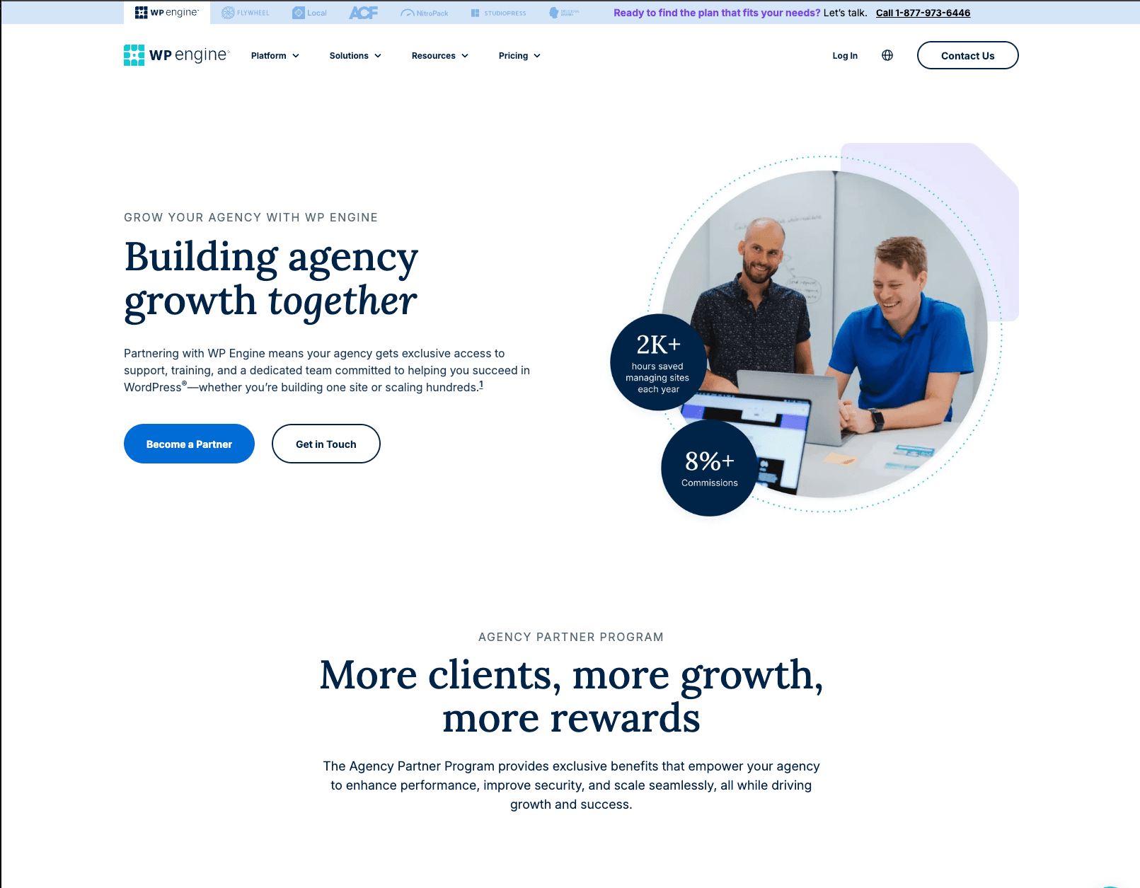 Agency Partner Portal preview