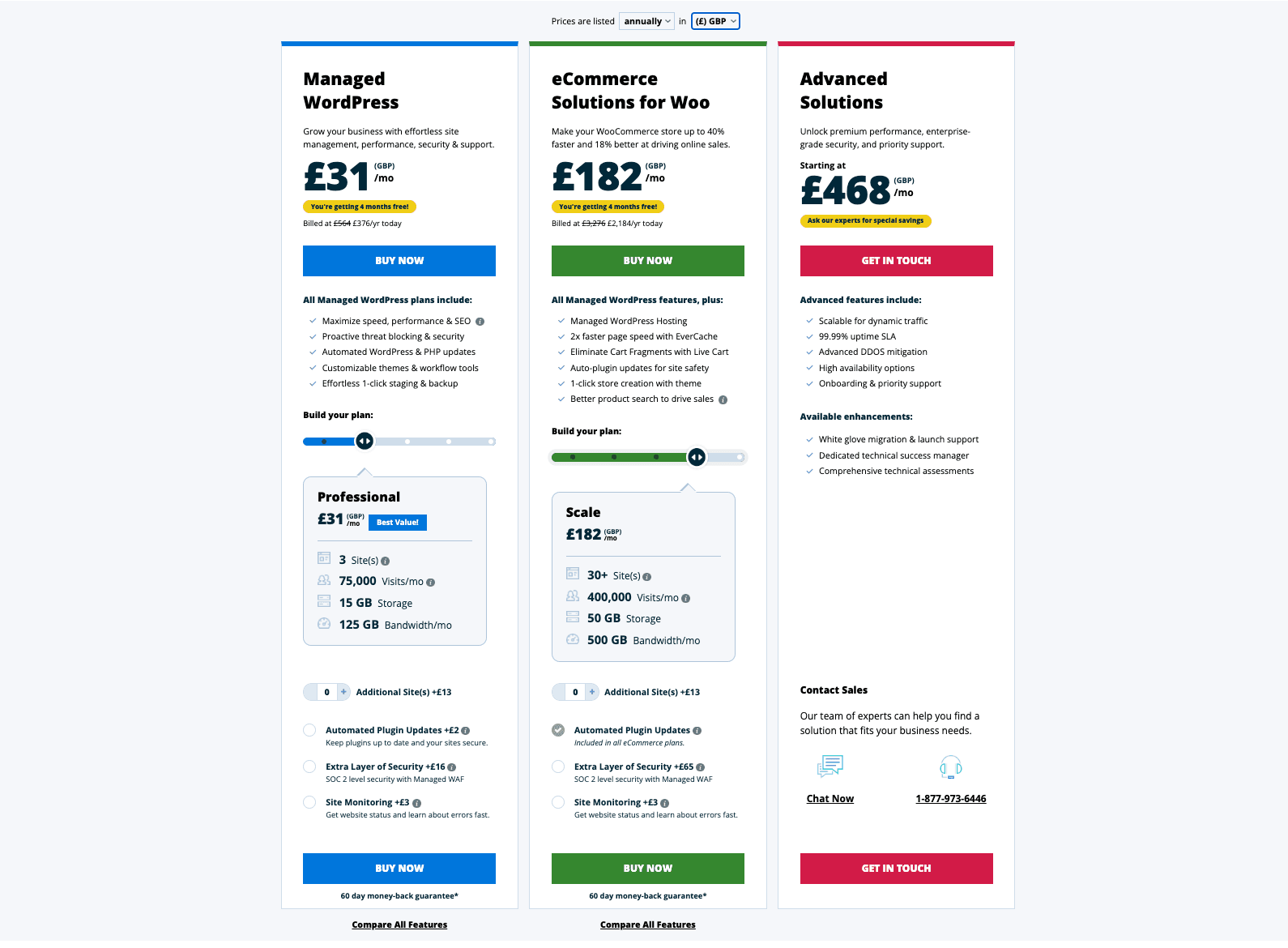 Localized Pricing (GBP)